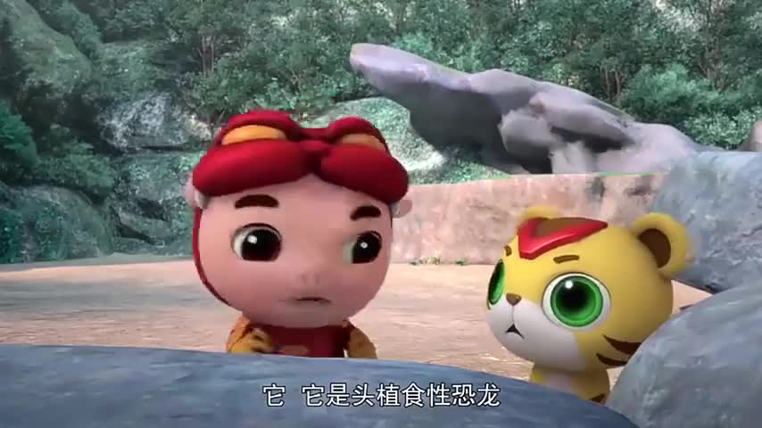 猪猪侠之恐龙日记:猪猪侠要去找像龙的恐龙,找到后有点失望了!