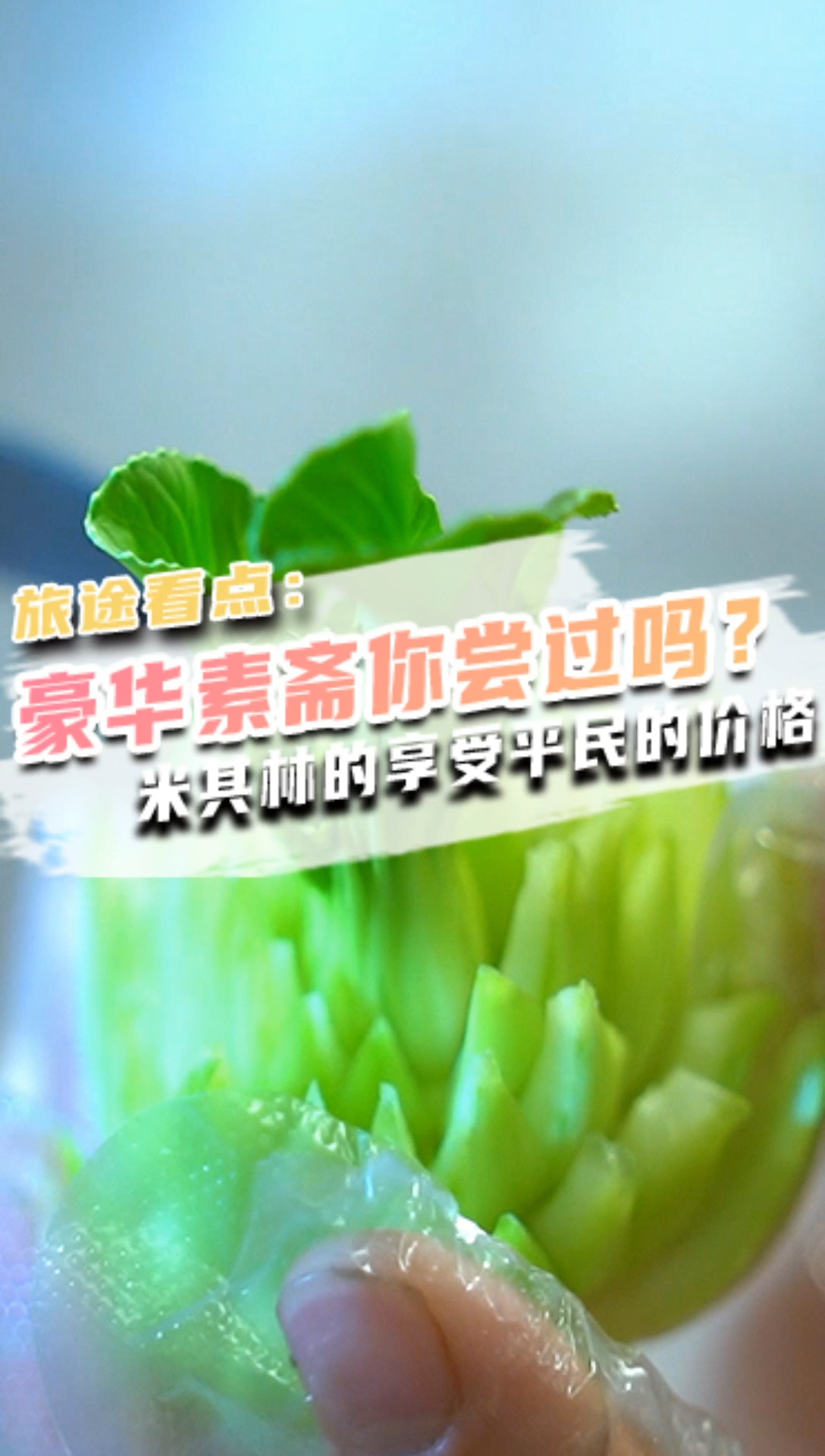 #我要上热门#广东云浮的素斋馆,里面的斋菜跟工艺品一样精美却不贵!