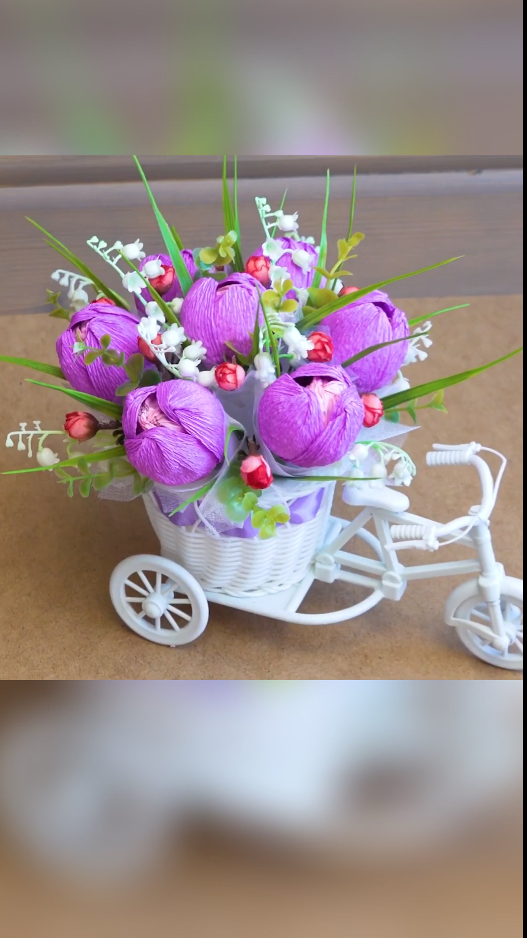 #手工制作#生活需要点仪式感手工自制郁金香花篮,给闺蜜送一个甜美礼物。