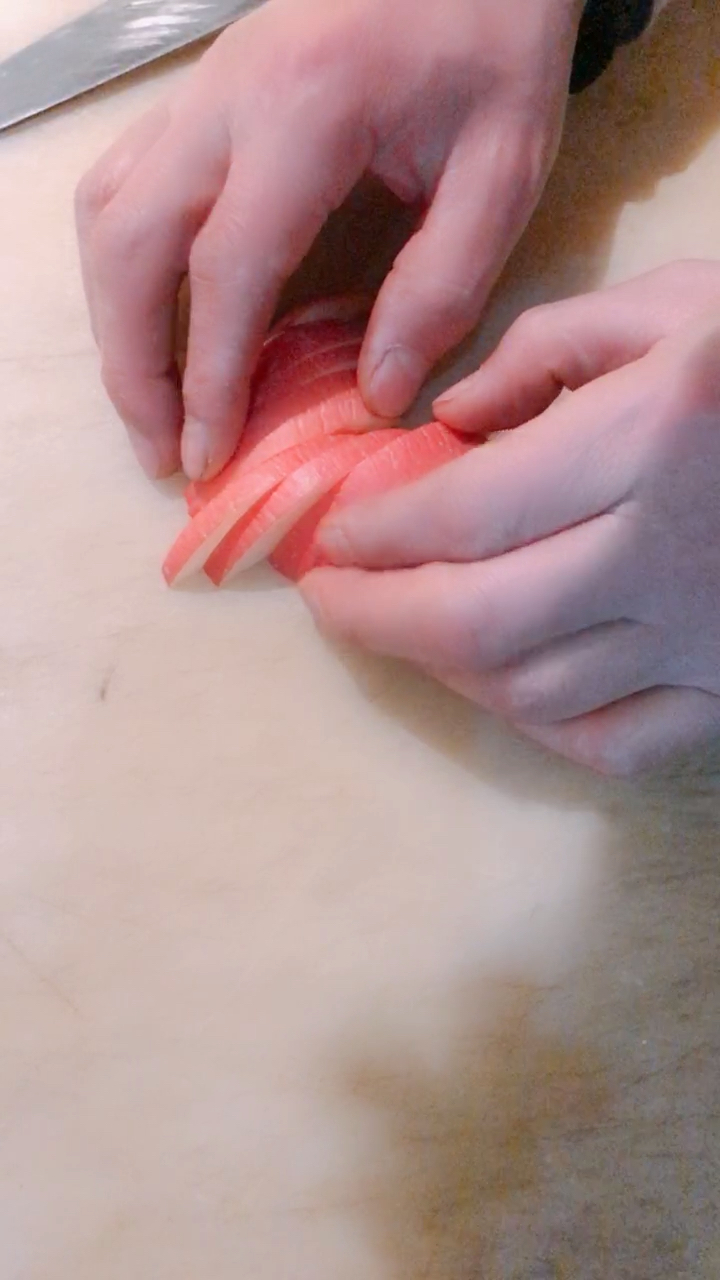 苹果还这种摆盘