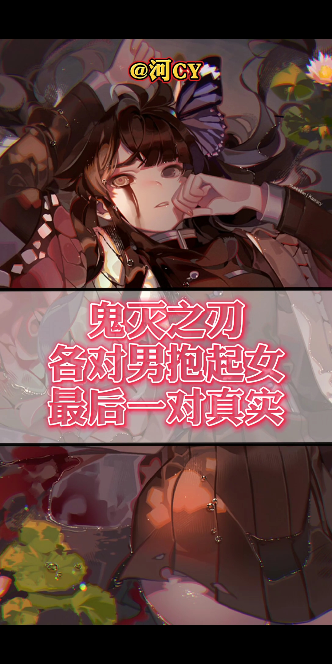 #动漫#壁纸:各对男抱起女,最后一对真实?