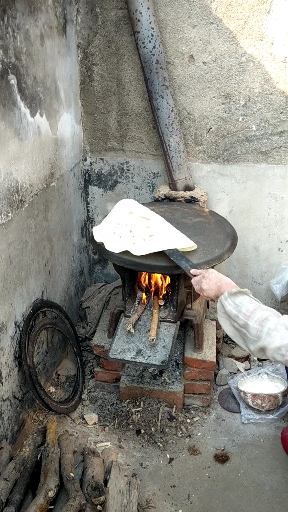 老妈手工做的鏊子饼