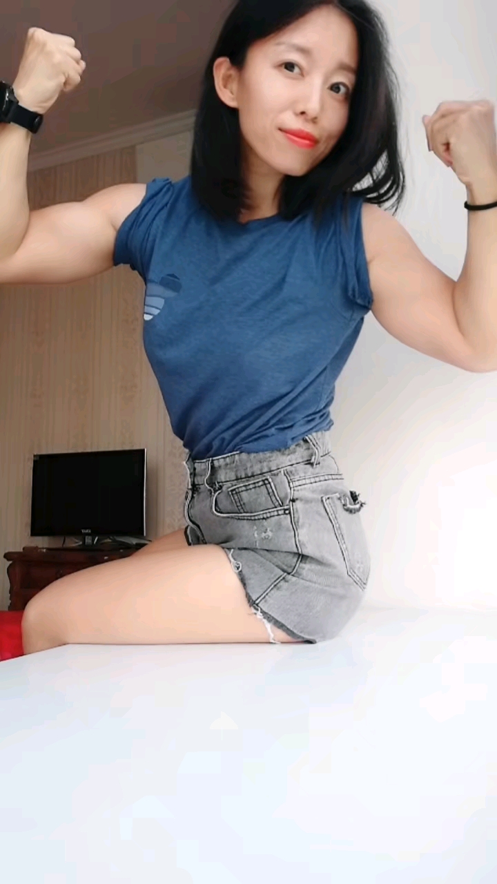#优秀如我#你能看出我是肌肉女吗?