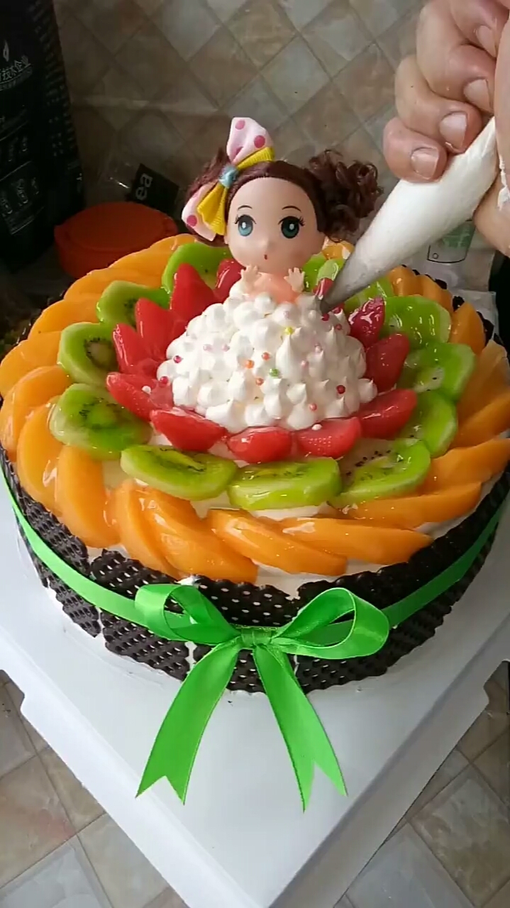 #自制美食#小公主蛋糕制作