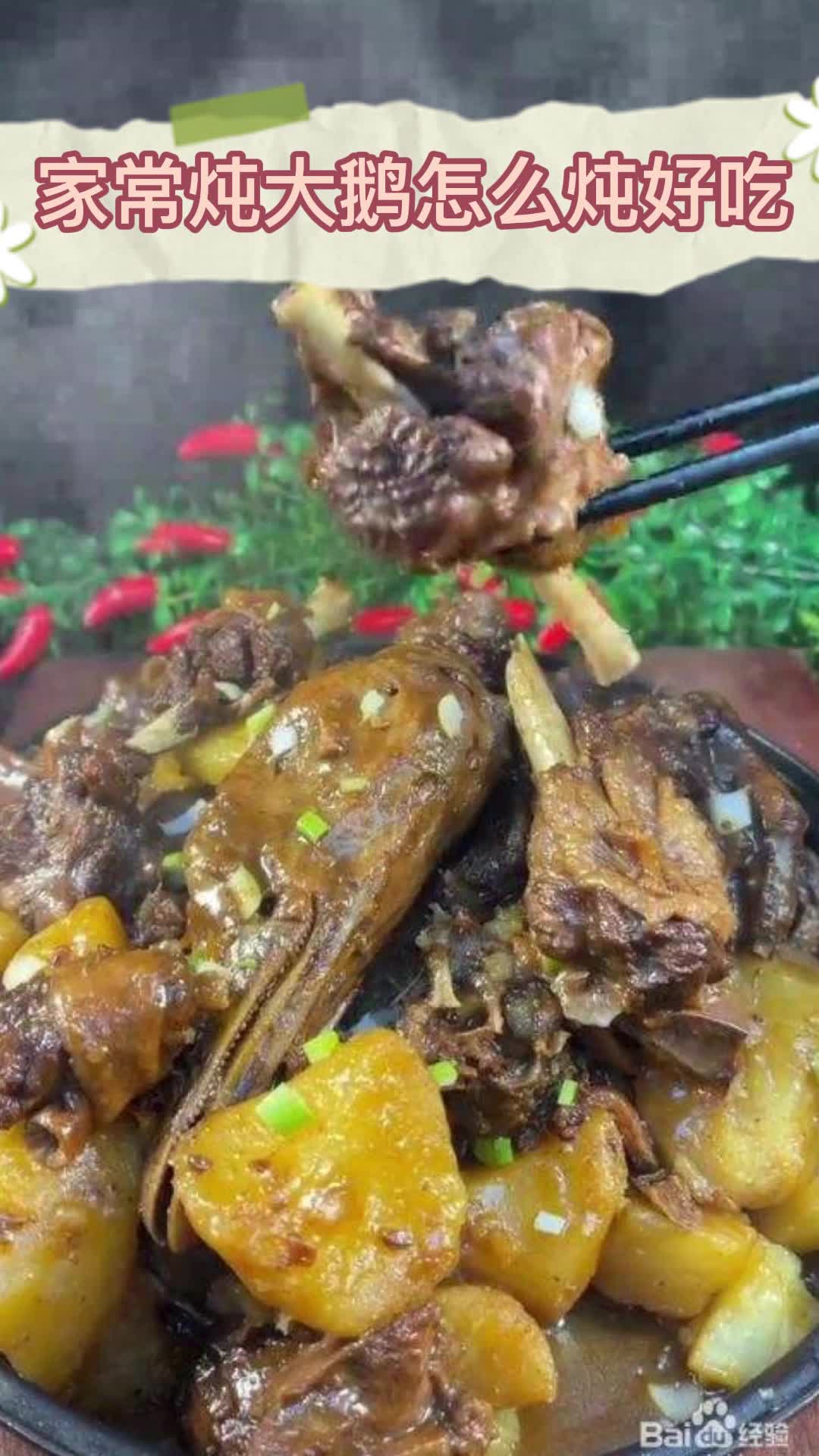 家常炖大鹅怎么炖好吃,你了解了吗