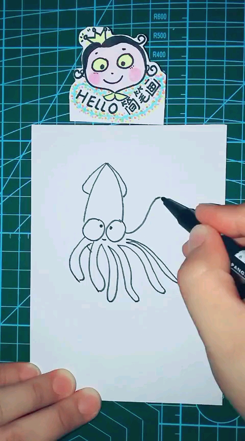 八爪鱼简笔画