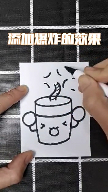 #简笔画#简笔画烟花