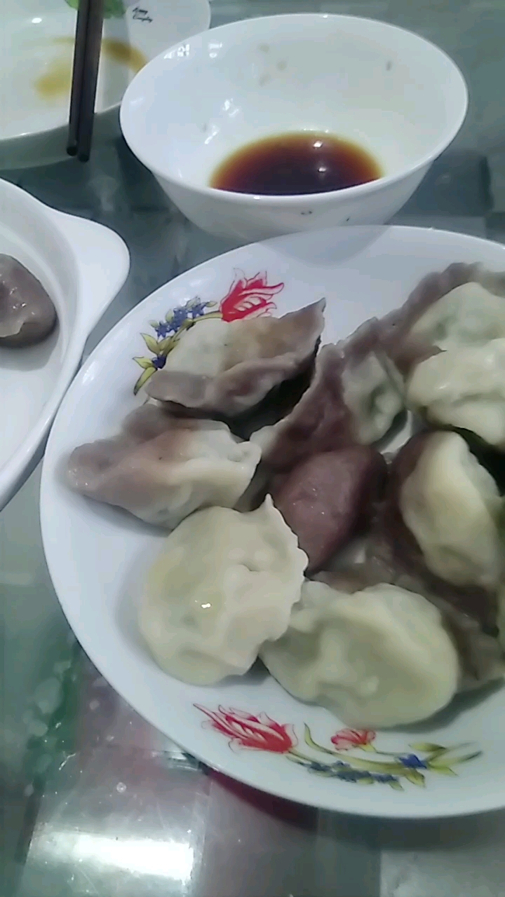 紫薯皮水饺!