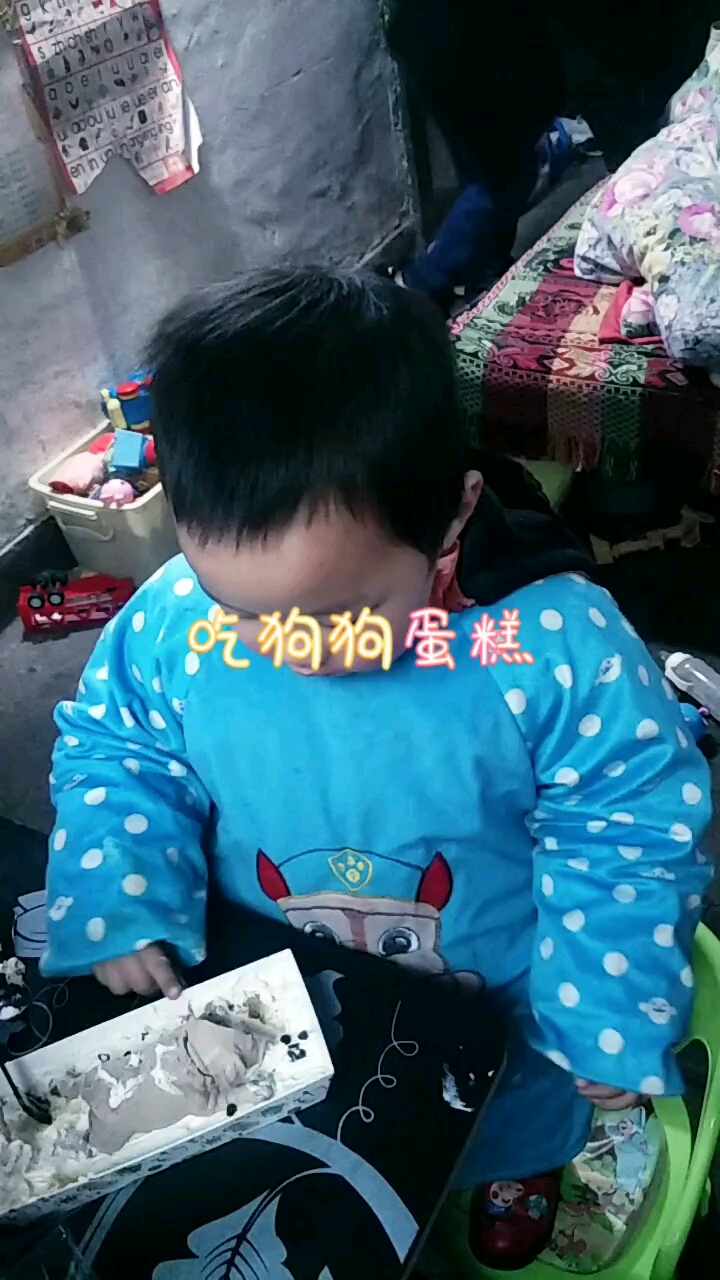 吃狗狗蛋糕