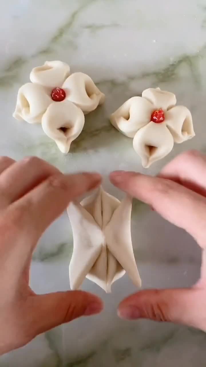 简单的手法,做出漂亮的小花馍!,