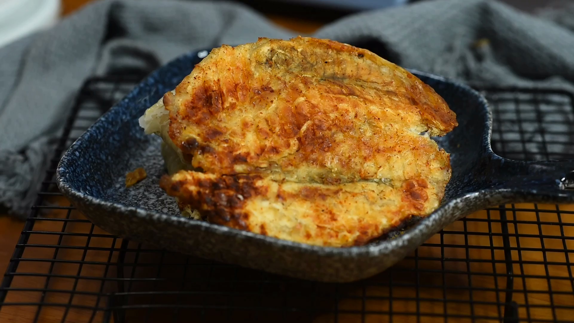 #家乡特色美食#烤鱼片的神仙吃法,早餐吃这个,精神一整天