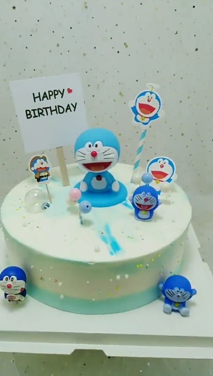 #生日蛋糕#哆啦A梦生日蛋糕