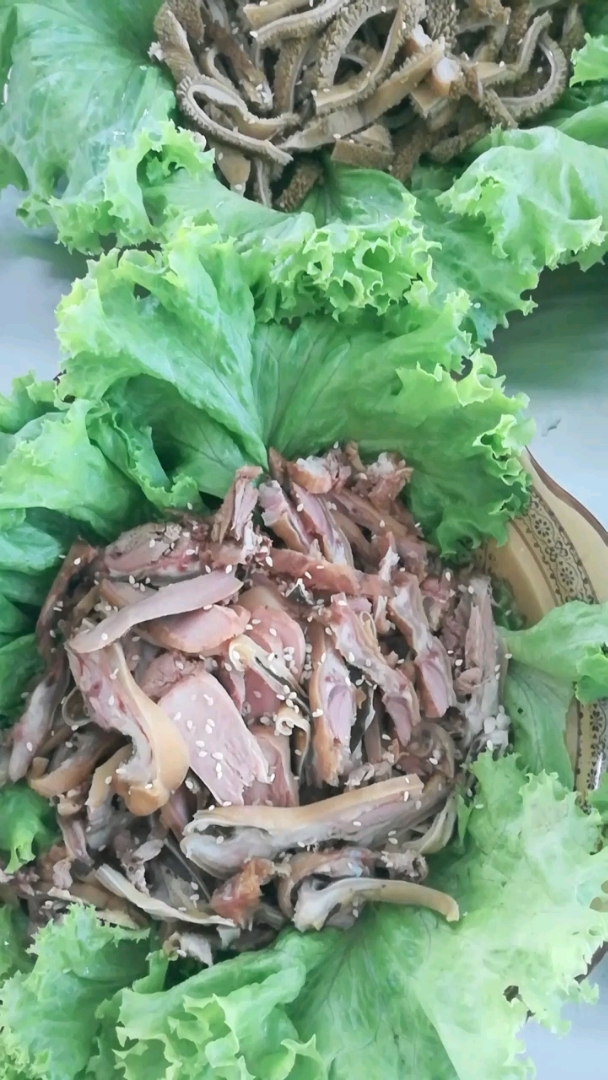 卤肉卷.配菜有哪些。
