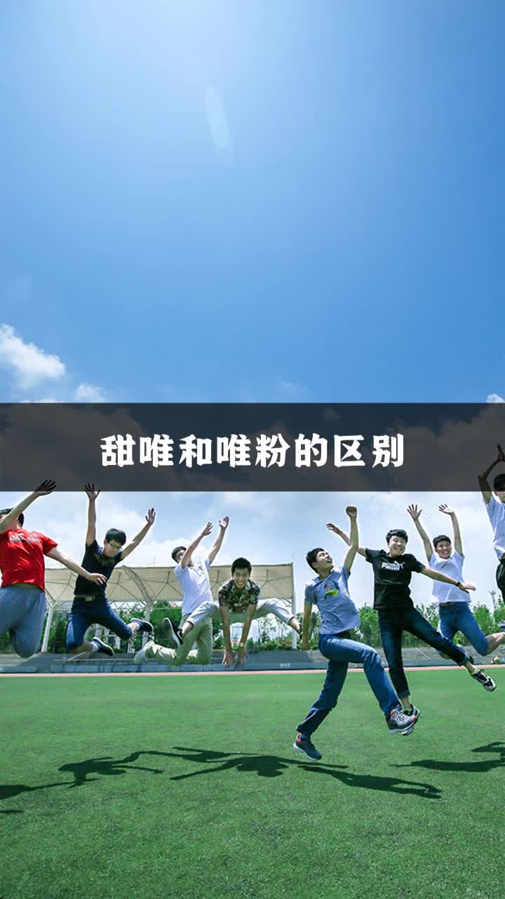 甜唯和唯粉的区别