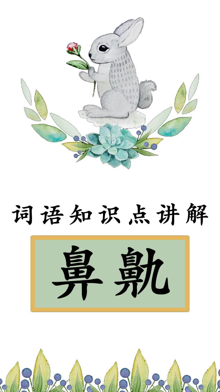 了解一下鼻鼽怎么读