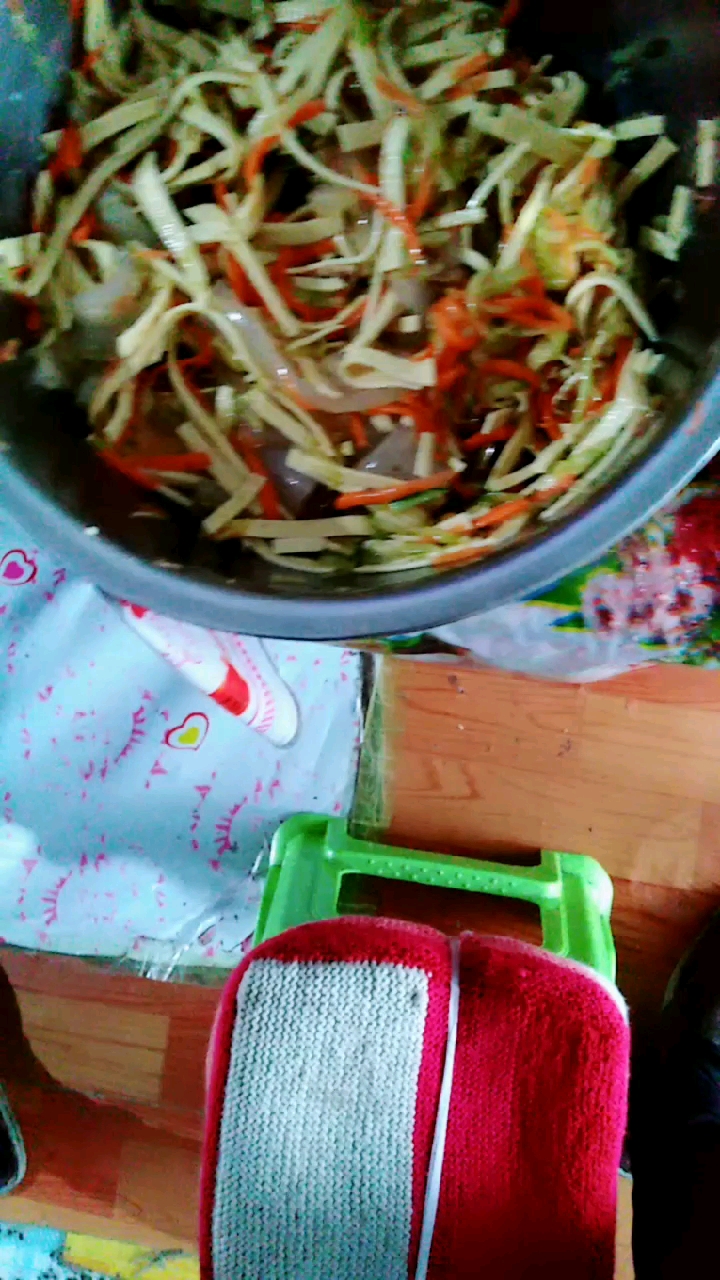 素食凉菜 柿子拌白糖