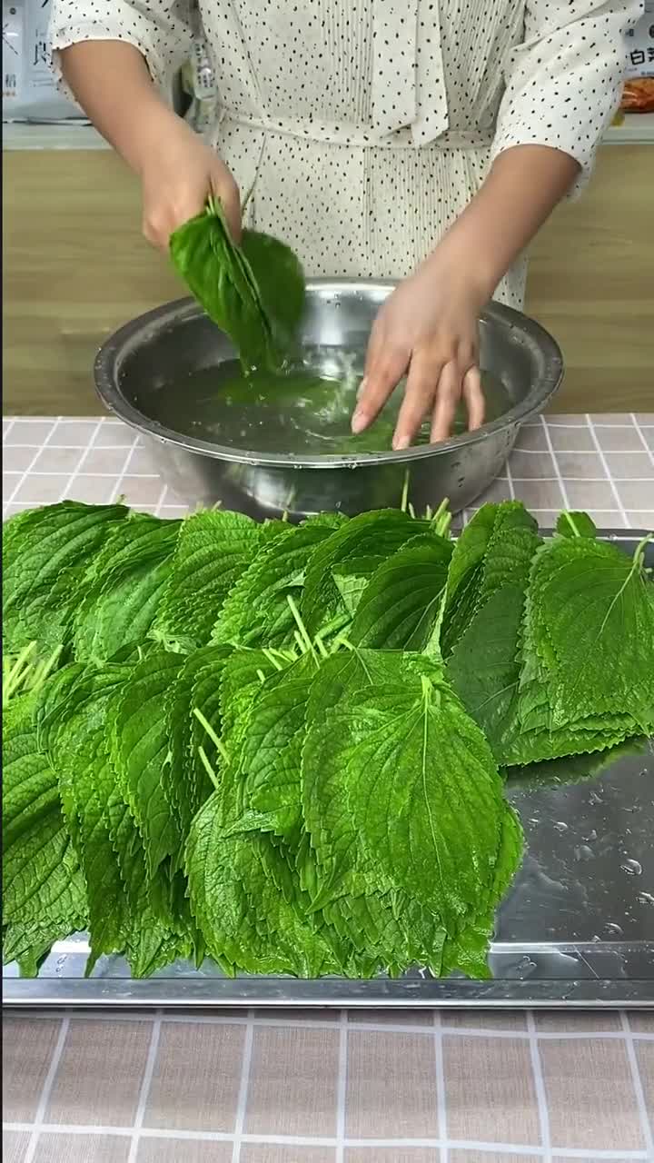苏子叶咸菜好吃的做法