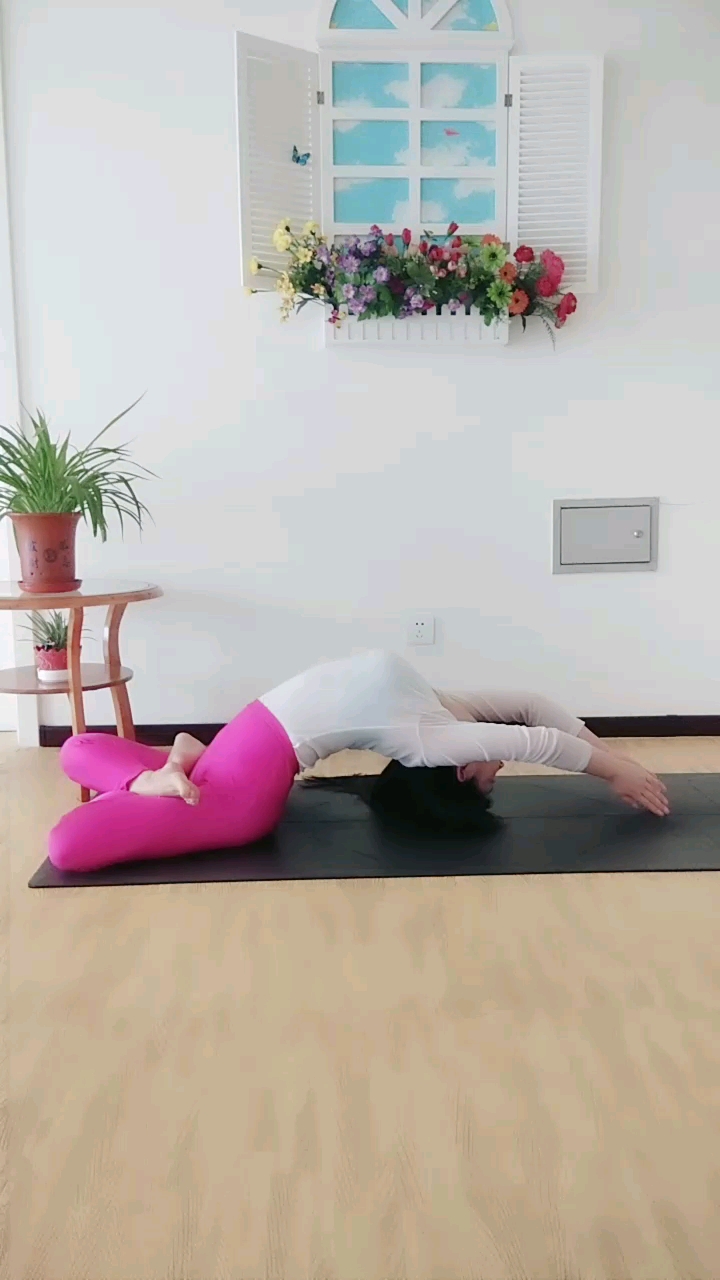瑜伽莲花鱼式