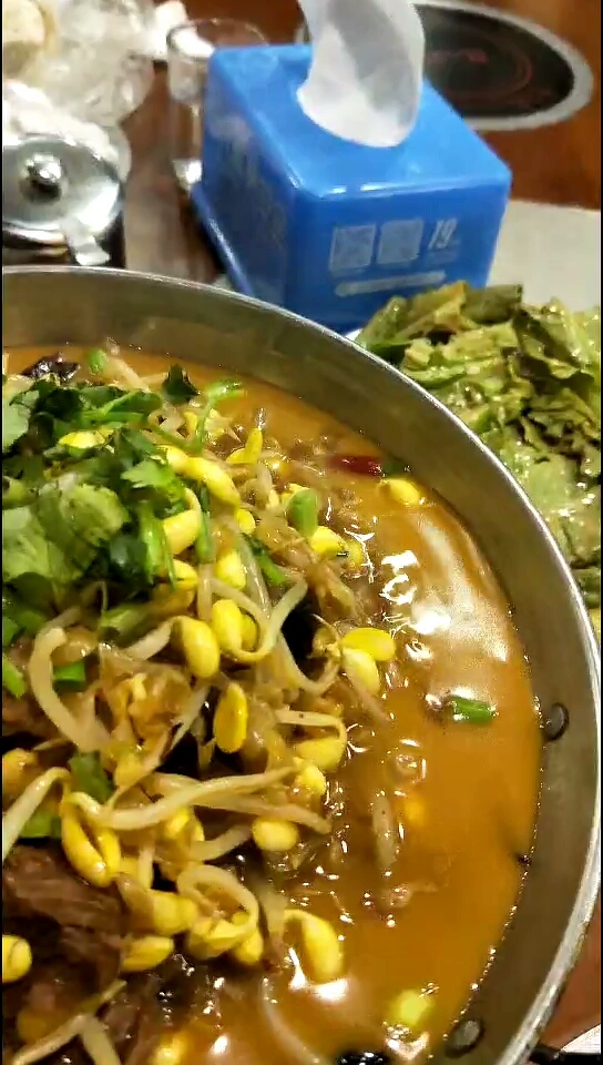 黄豆芽炖牛肉