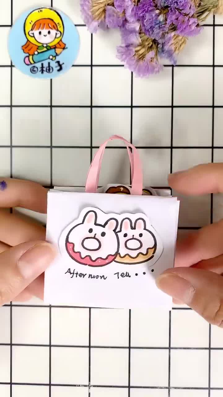 #创意简笔画#公主们的下午茶,视频最后有小纸袋折纸教程哦