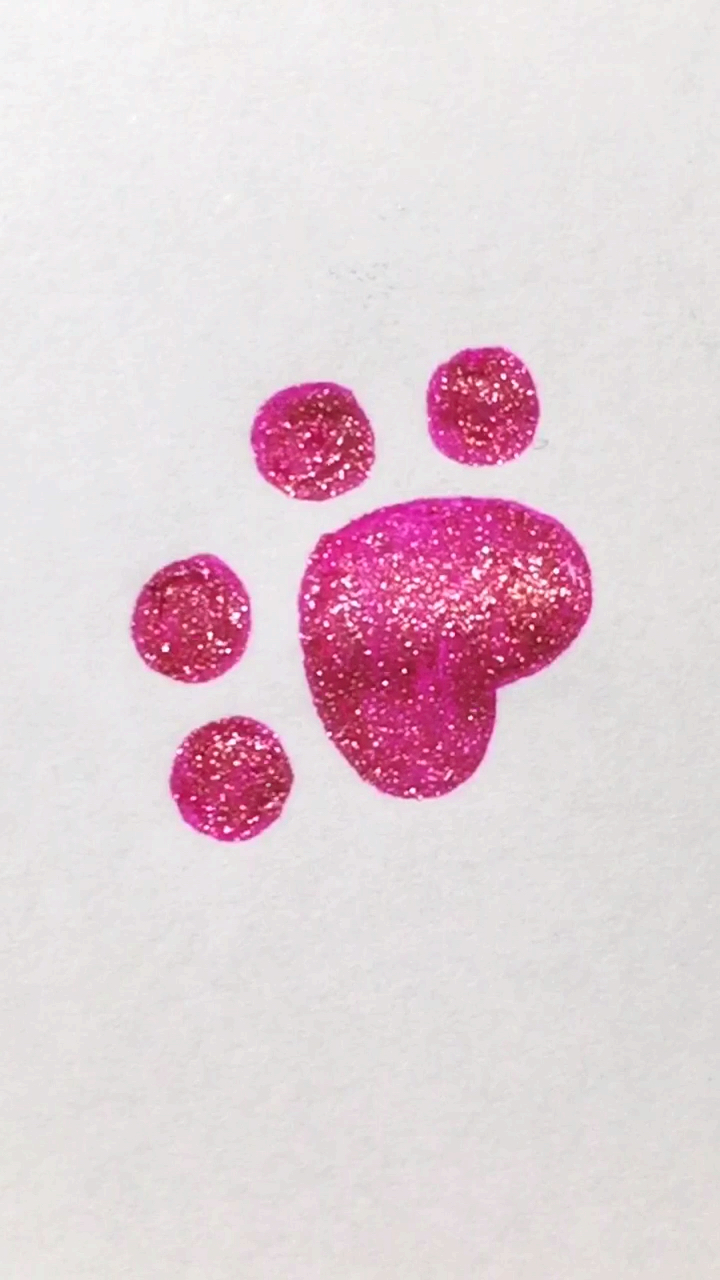 #简笔画#画一个萌萌哒小爪子