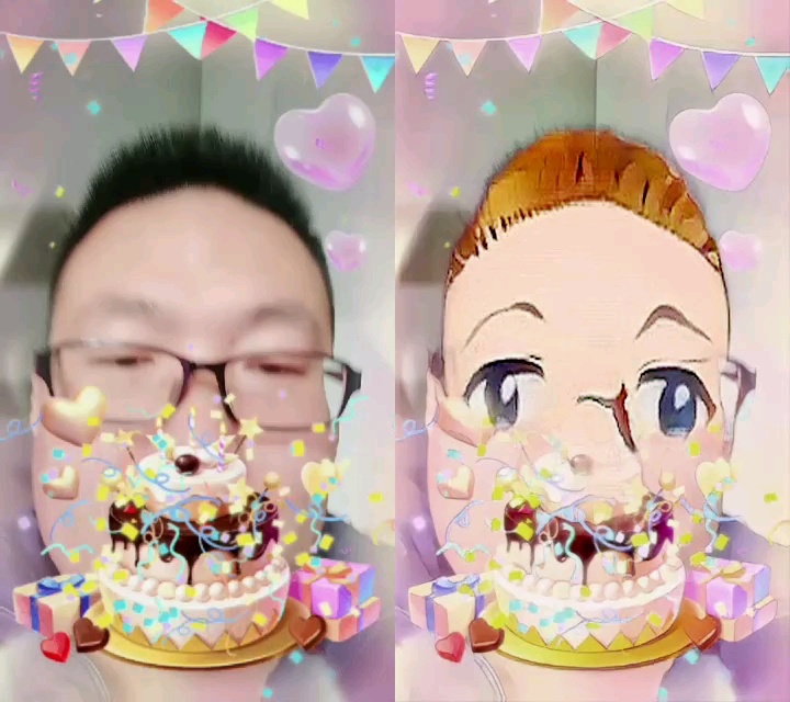 #漫画小萌娃#蛋糕