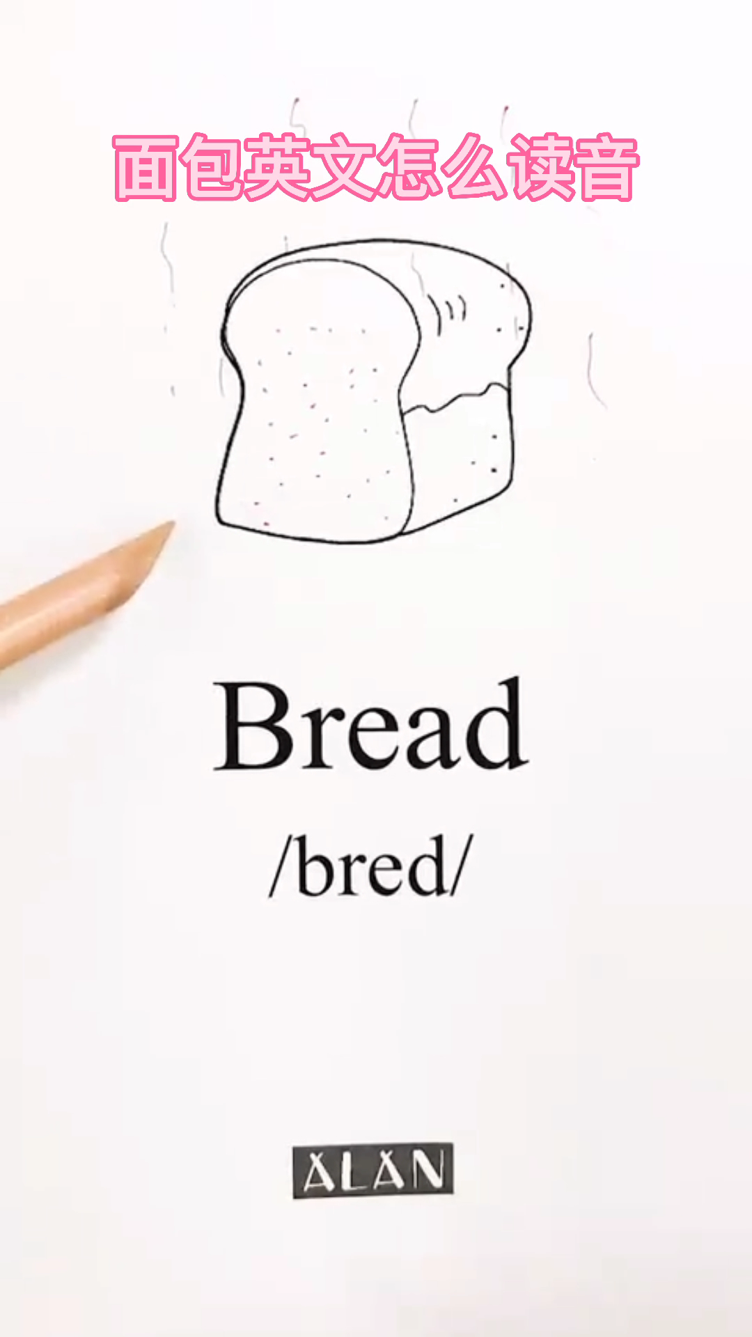 面包英文怎么读音