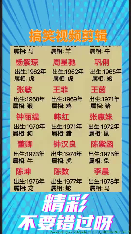 #沙雕##搞笑#你和谁同年出生