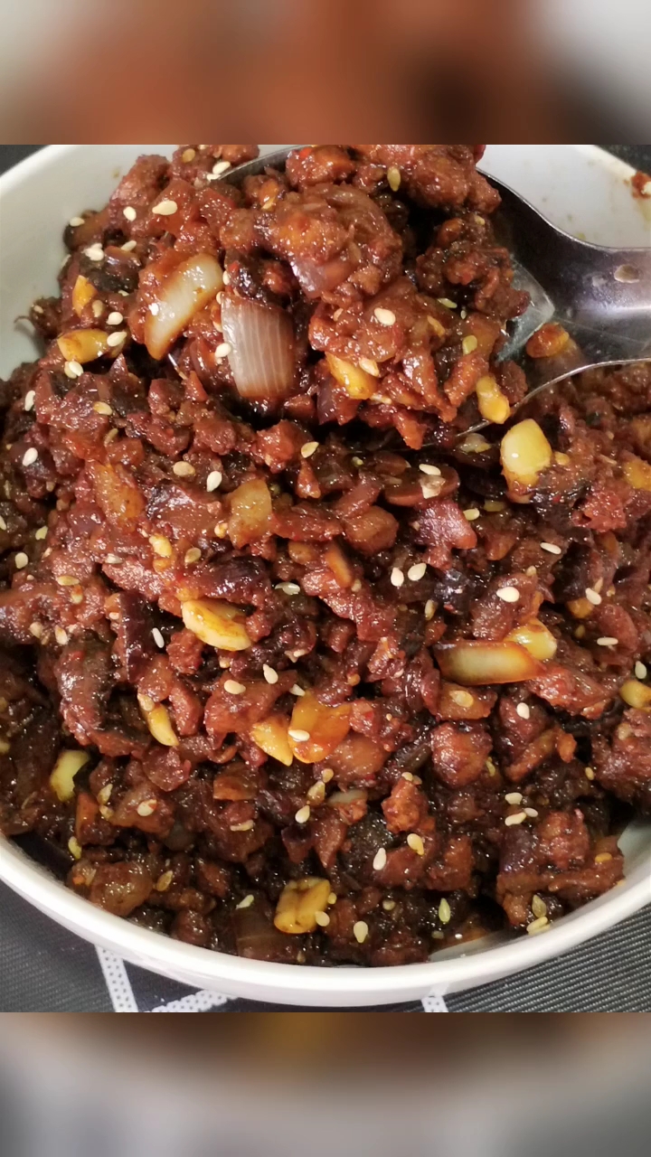 香菇肉酱的家常做法