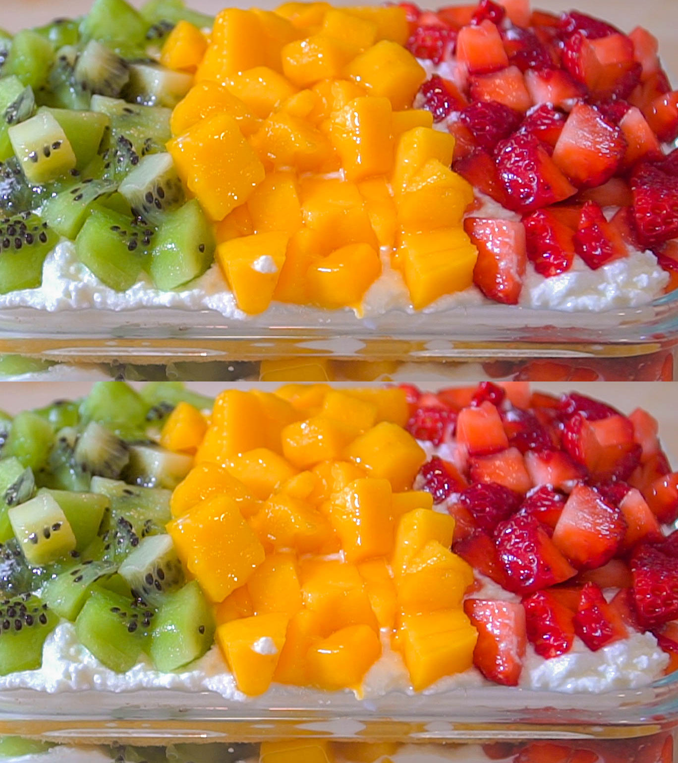 #自制美食#水果蛋糕这样做,颜值和内涵一样高!