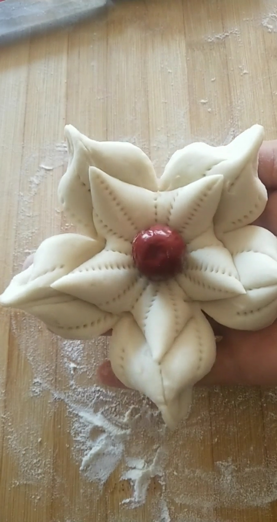 简单小花馍