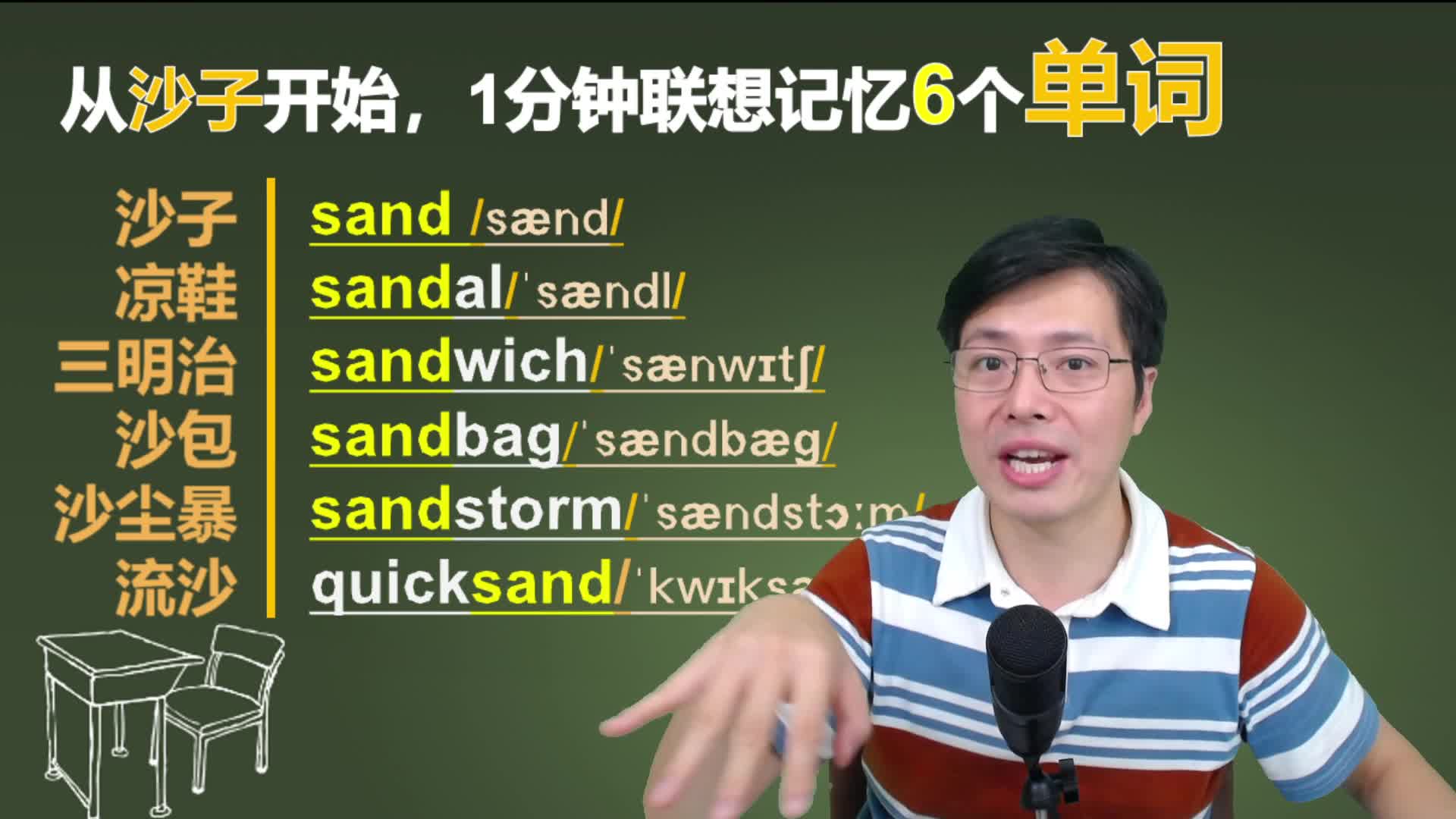 如何巧妙记忆小学单词?跟山姆老师掌握正确英语发音,联想记忆