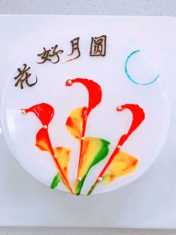 一个中国风蛋糕作品送给大家!
