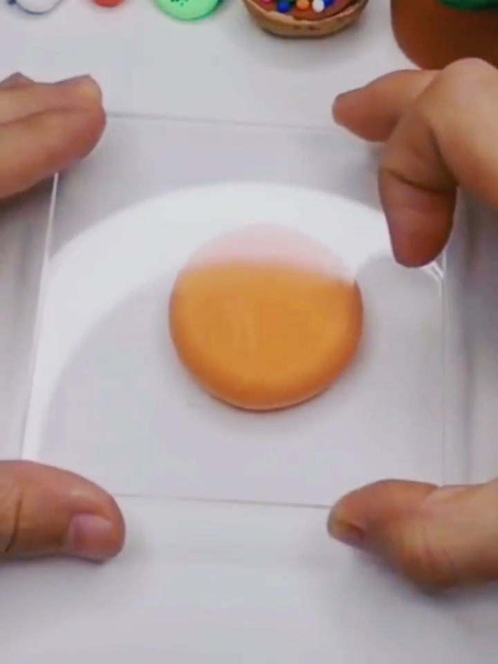 橡皮泥月饼手工制作图