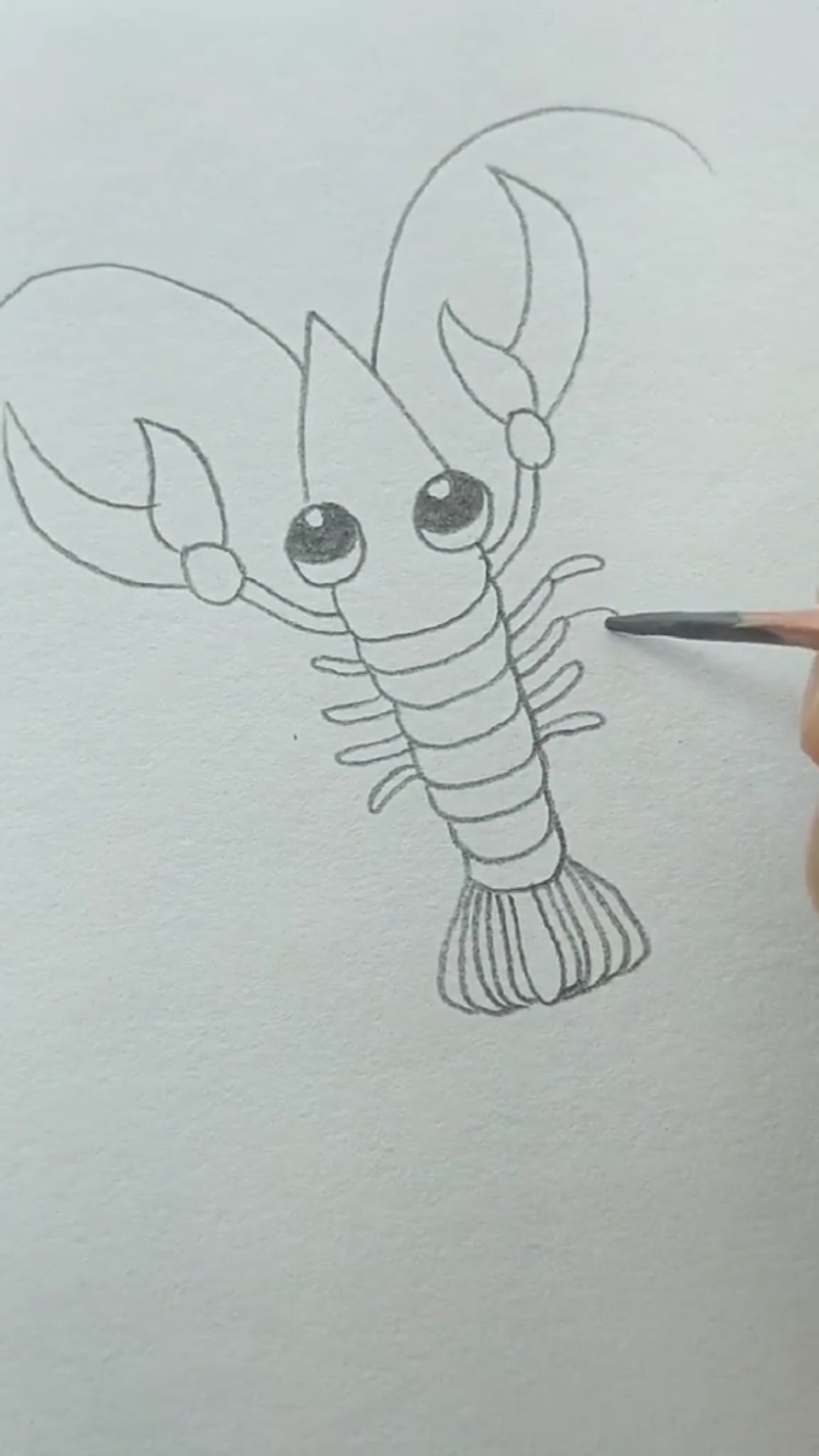 #创意简笔画#小龙虾简笔画喜欢吗