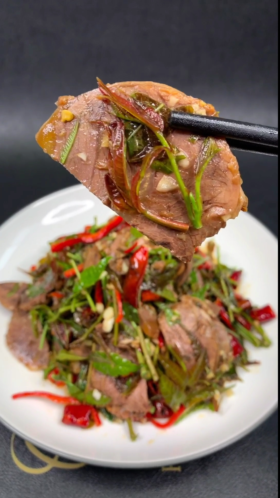 #美食记#春芽炝牛肉,做法更新,谢谢支持