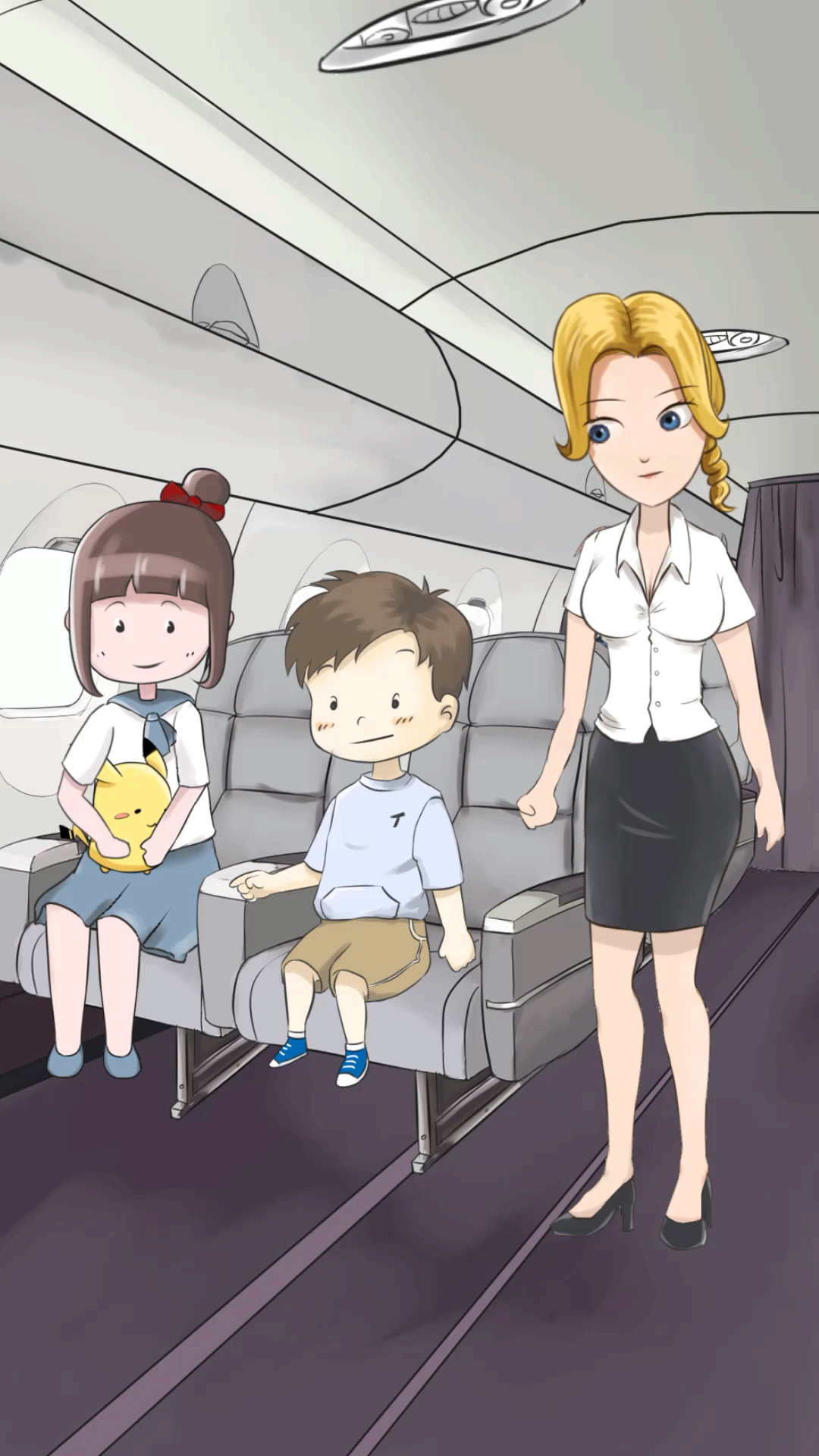 以为是个熊孩子,没想到……原作@是个鸡爪