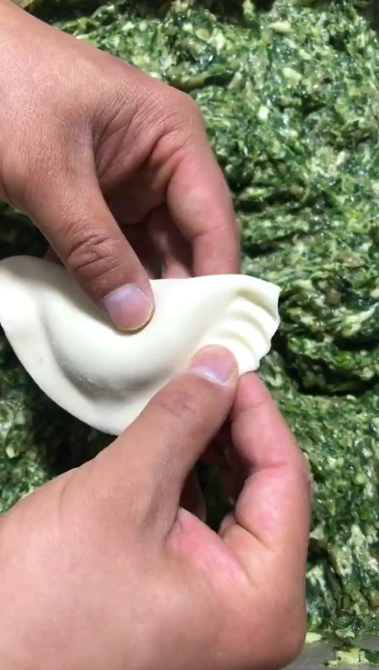 花边饺子包法视频