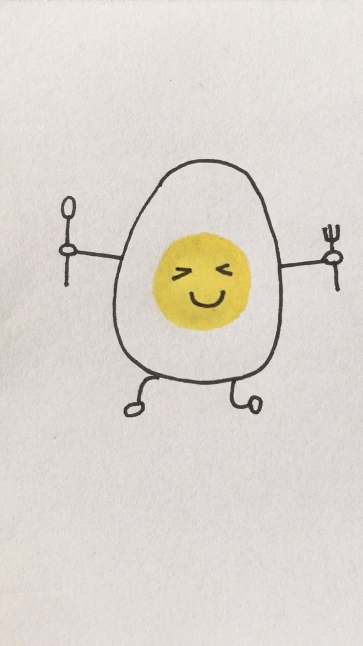 #每天分享简笔画#去吃饭了～