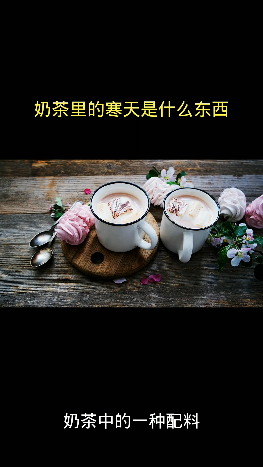 奶茶里的寒天是什么东西?