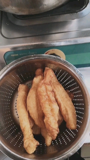 自己炸油条