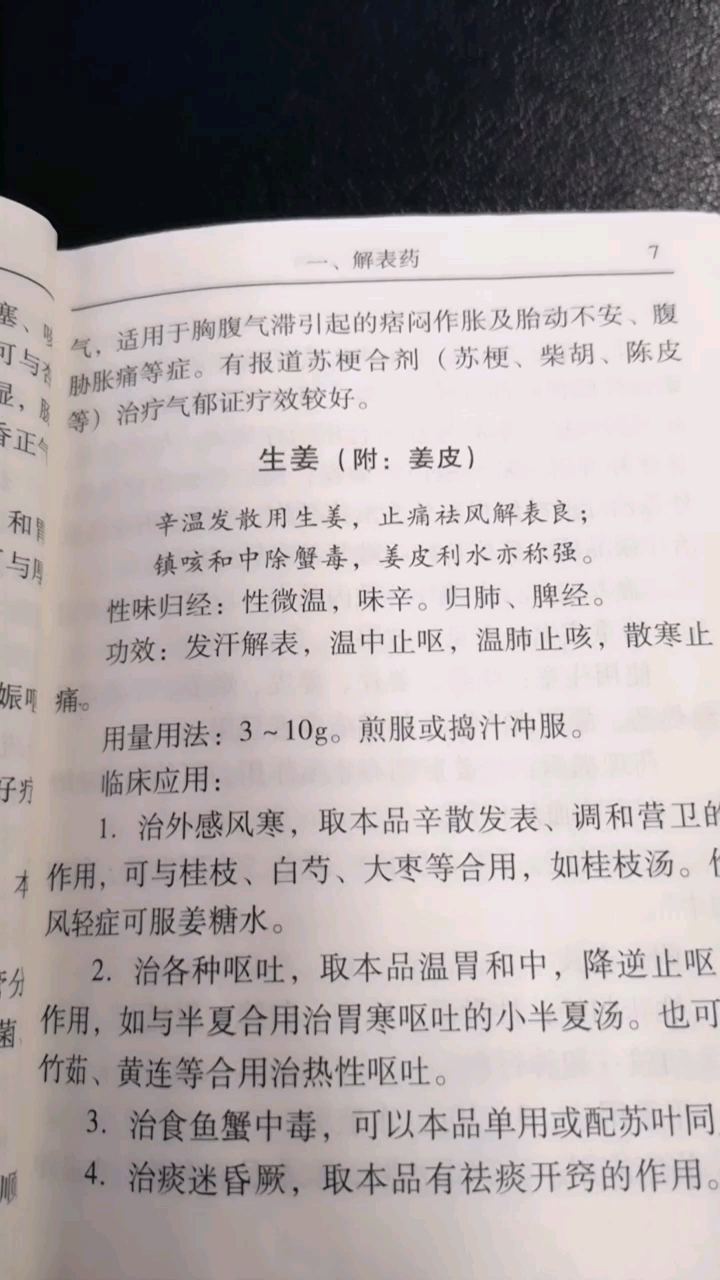 每天一味中草药4生姜