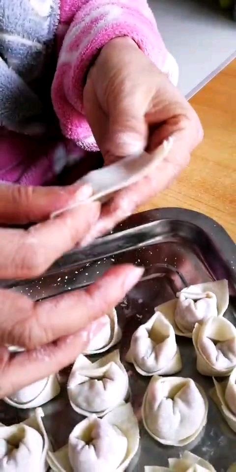 (二)放大招啦 馄饨新包法金元宝