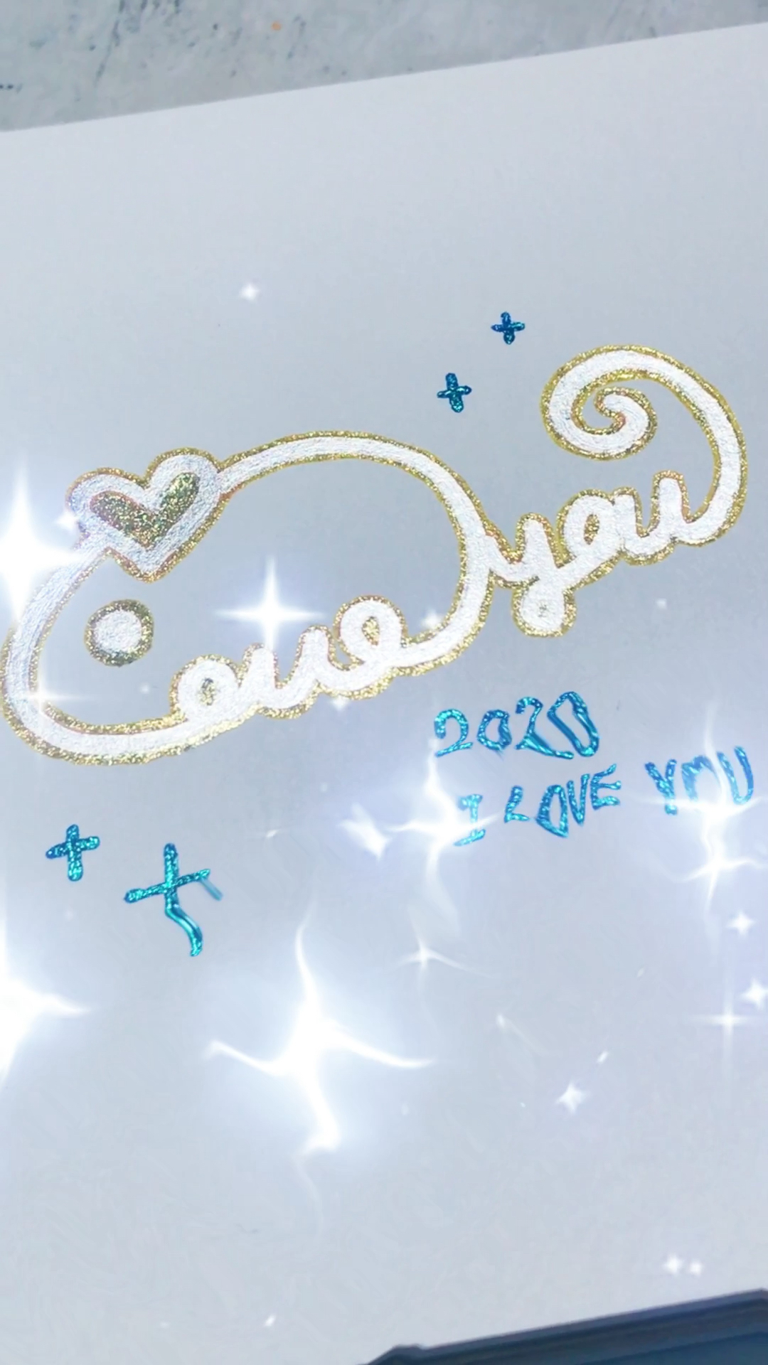 #我要上热门#Love you 一笔画个金老鼠,新年快乐,一看就会哦