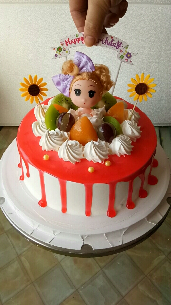 #挑战美食#最小公主蛋糕制作,你学会了吗?