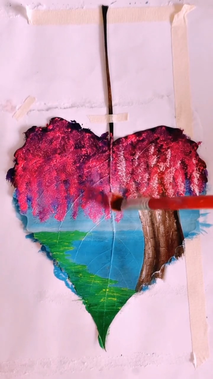 #画画原来如此简单#丙烯彩绘:爸爸画的天鹅VS我画的天鹅