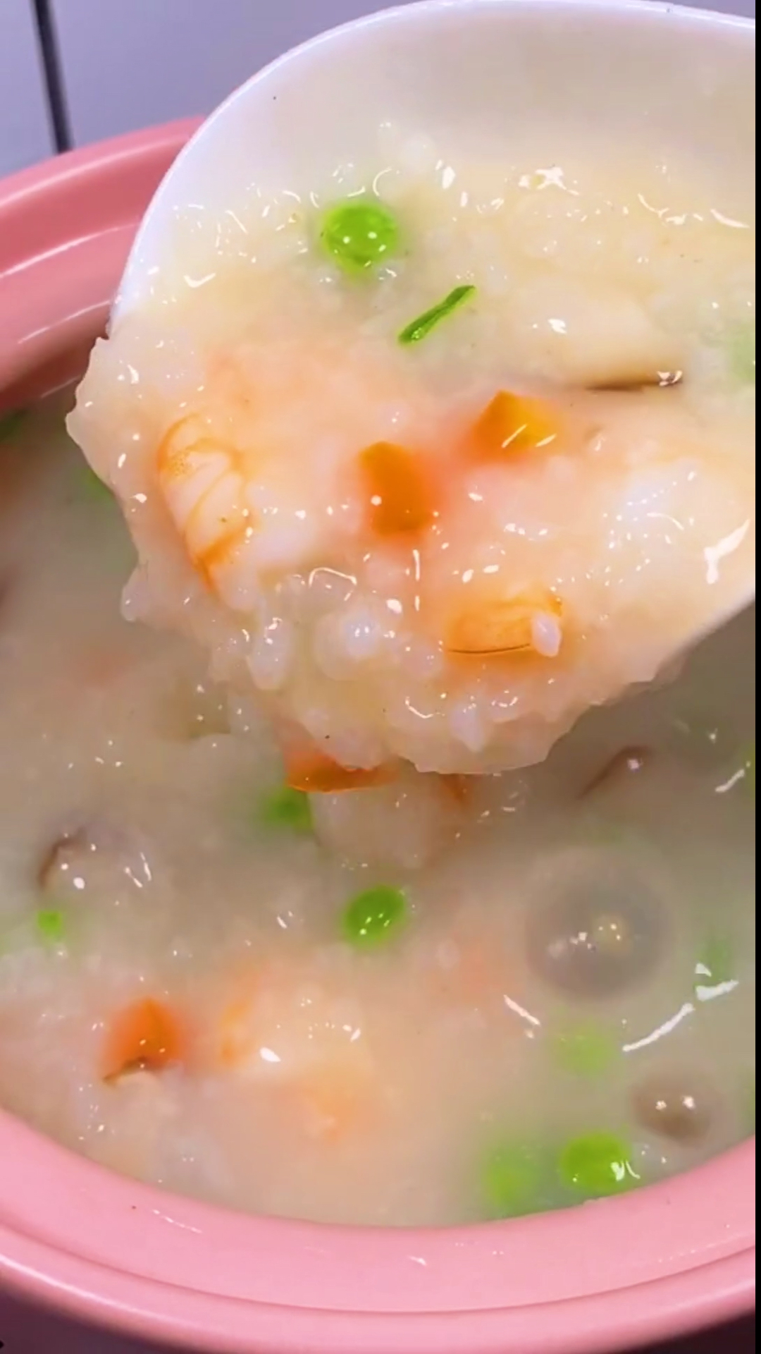 #美食#潮汕的砂锅粥最喜欢喝虾粥,做法简单美味!一学就会
