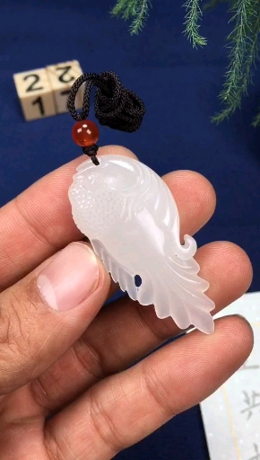 #寻找最牛手艺人##和田玉#幸福鱼