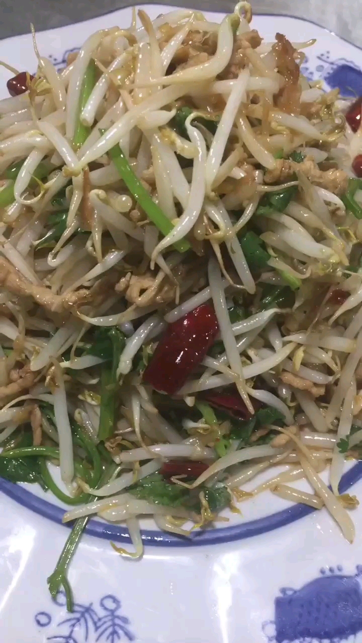 小炒豆芽