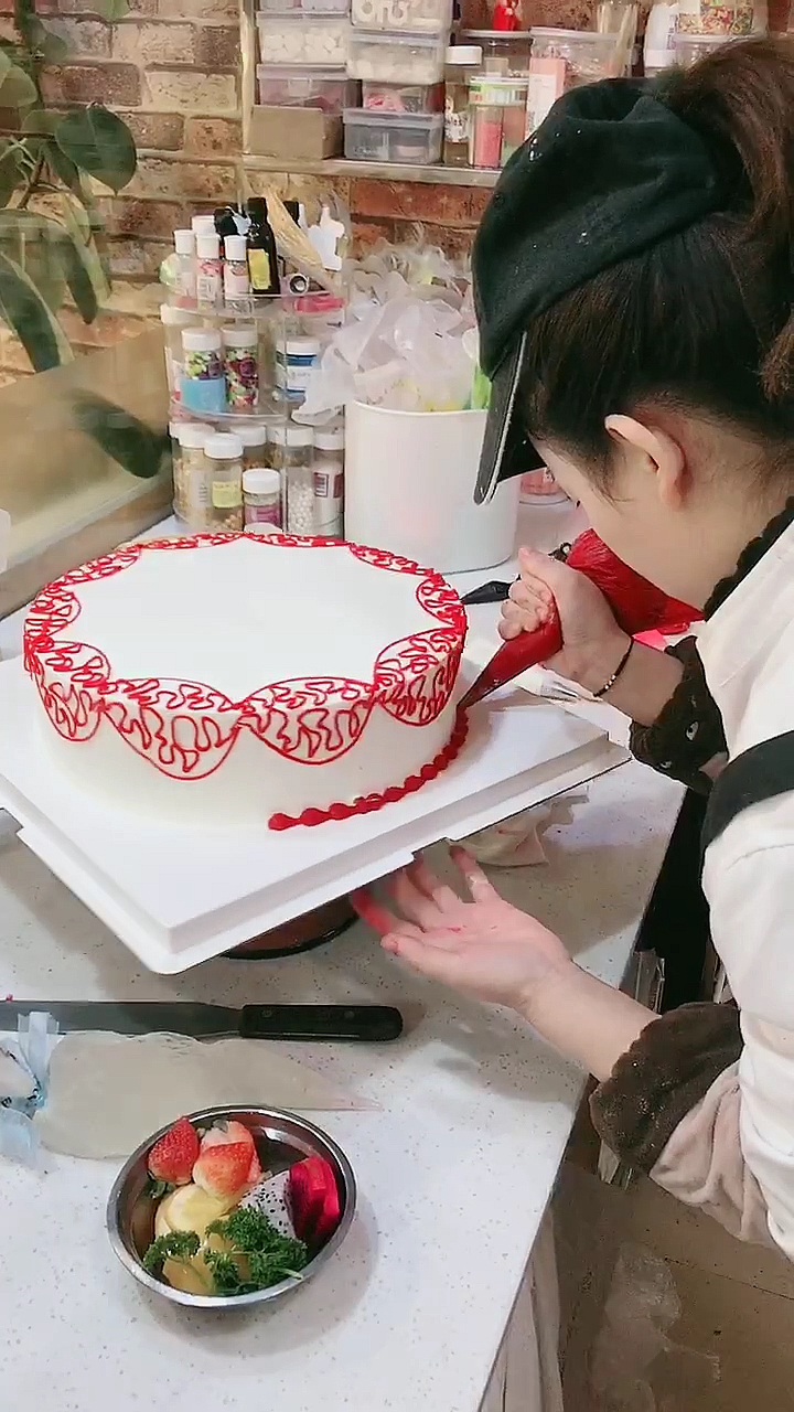 #生日蛋糕#全网最火中国风蛋糕教程来袭